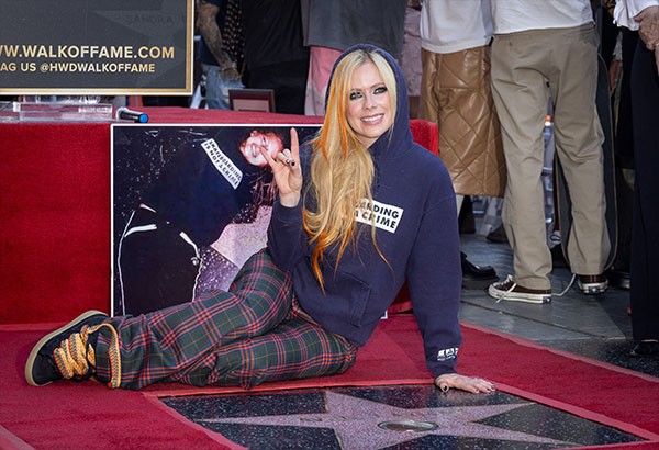 Avril Lavigne marks 20 years with Hollywood Walk of Fame star