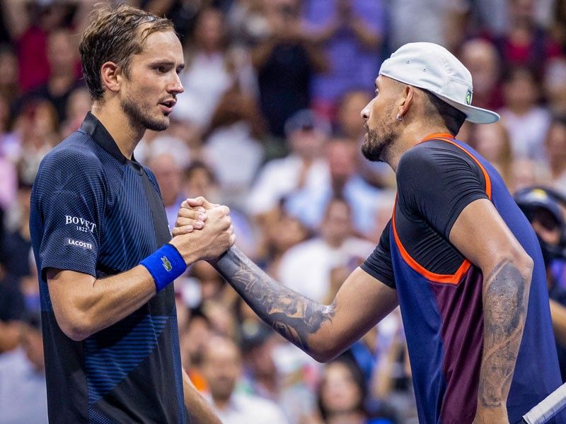 Kyrgios sends defending champion Medvedev crashing out of US Open