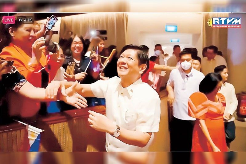 Marcos visits Singapore