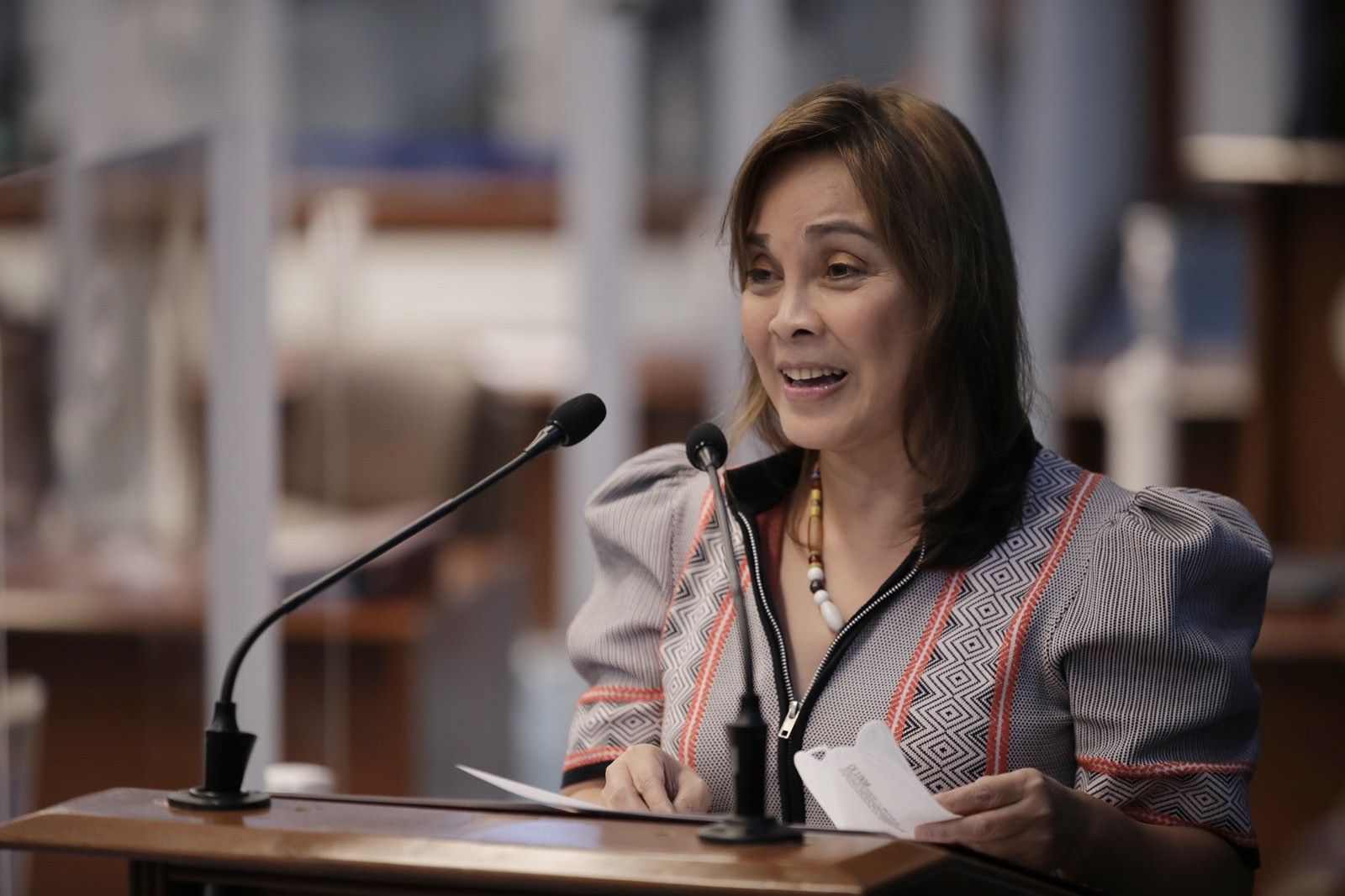 After saying nothing wrong with working with the left, Legarda condemns terrorism