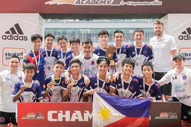 Davao Aguilas FC U15 squad rules Singapore tourney