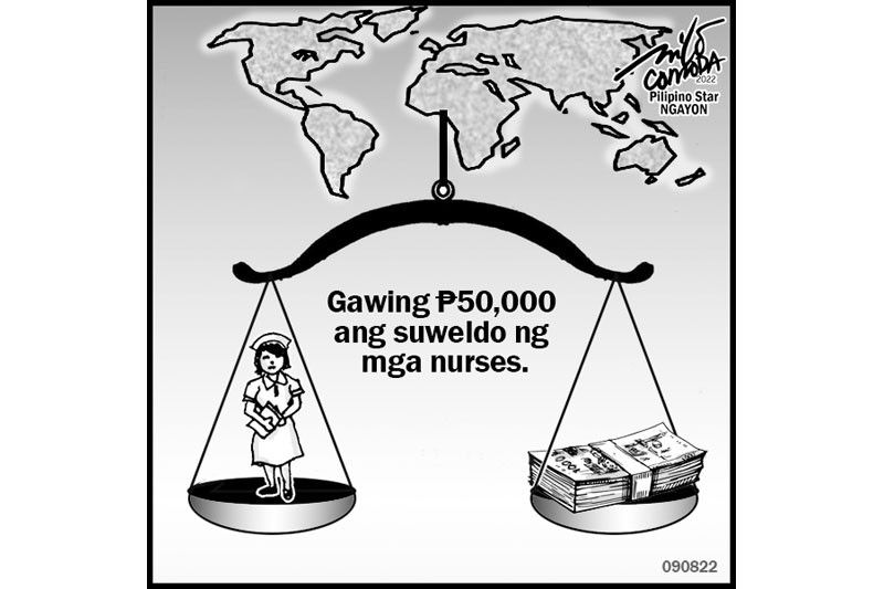 EDITORYAL - Malaking suweldo sa nurses, dapat lang