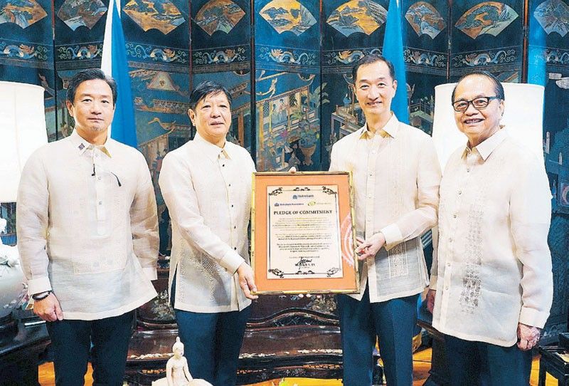 Metrobank, yayasan GT menjanjikan P25 juta untuk program makanan Presiden Marcos