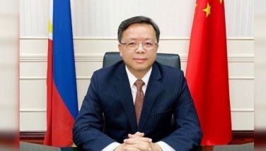 Chinese Ambassador to the Philippines, Huang Xilian. 