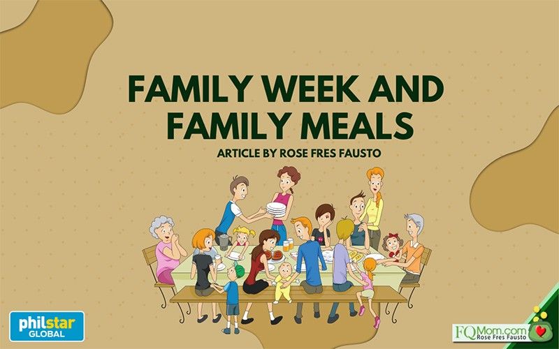 Family Week and family meals