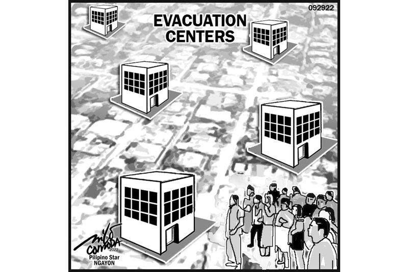 EDITORYAL - Permanenteng evacuation centers, nararapat itayo