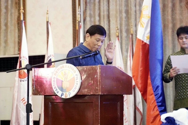 PDP-Laban to serve as fiscalizer of Marcos administration â�� Duterte