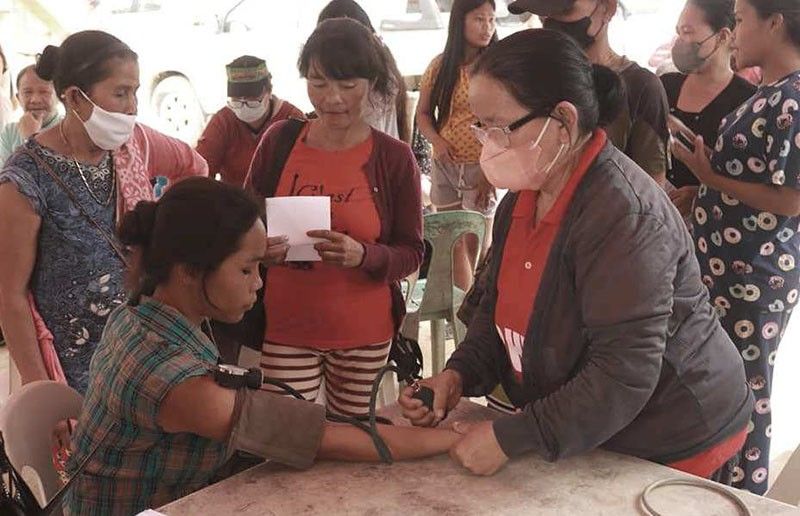 1,407 villagers in Davao town gets free health services