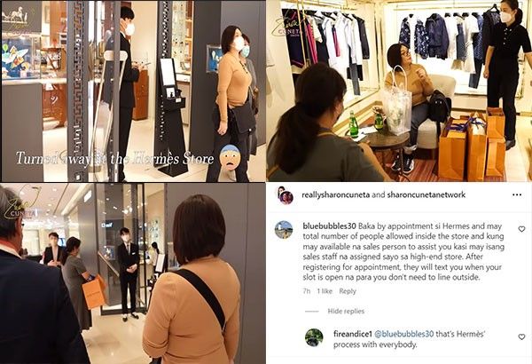 'Baka walang appointment': Sharon Cuneta goes on LV shopping spree after barred from Hermes Korea