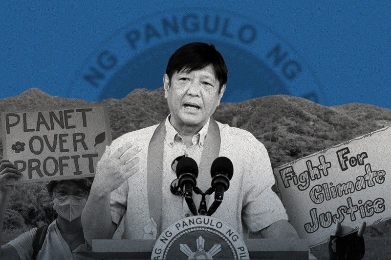 In first 100 days, Marcos talks climate change but action still on back burner