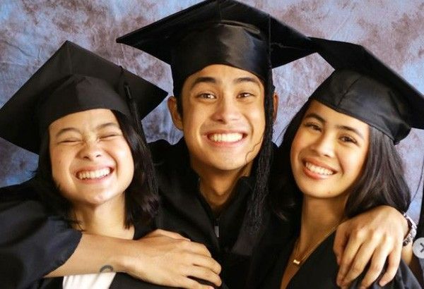 Donny Pangilinan, sisters graduate from US college