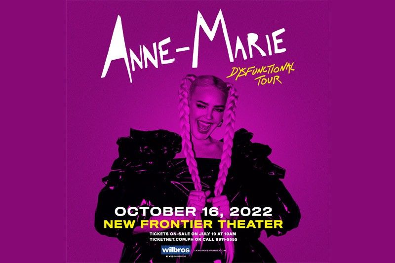 Pop star Anne-Marie's â��Dysfunctional Tourâ�� happening tomorrow at New Frontier Theater