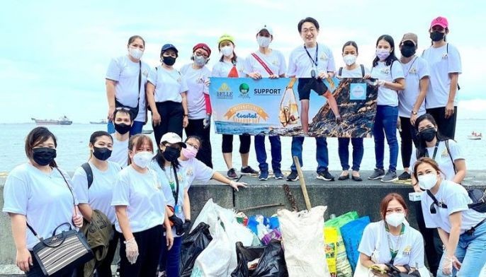 Belle joins global fight against coastal waste