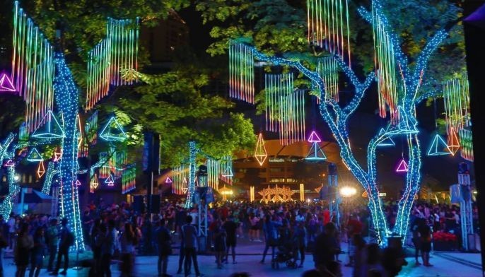 The Festival of Lights at the Ayala Triangle Gardens in 2019
