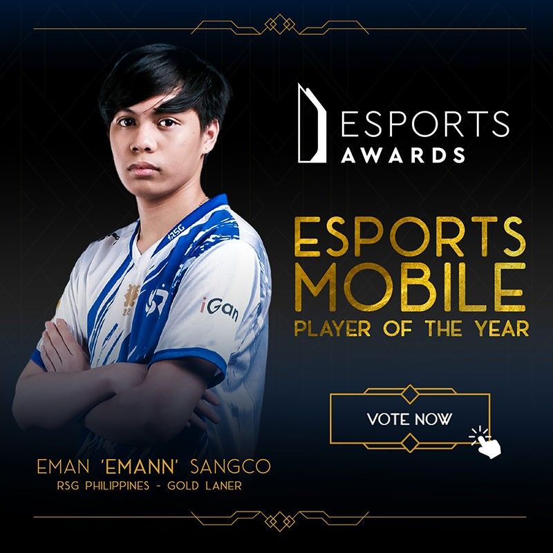 RSG's Emann nominated in Esports Awards