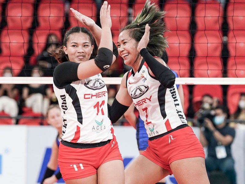 Chery Tiggo, Creamline figure in clash of PVL titans