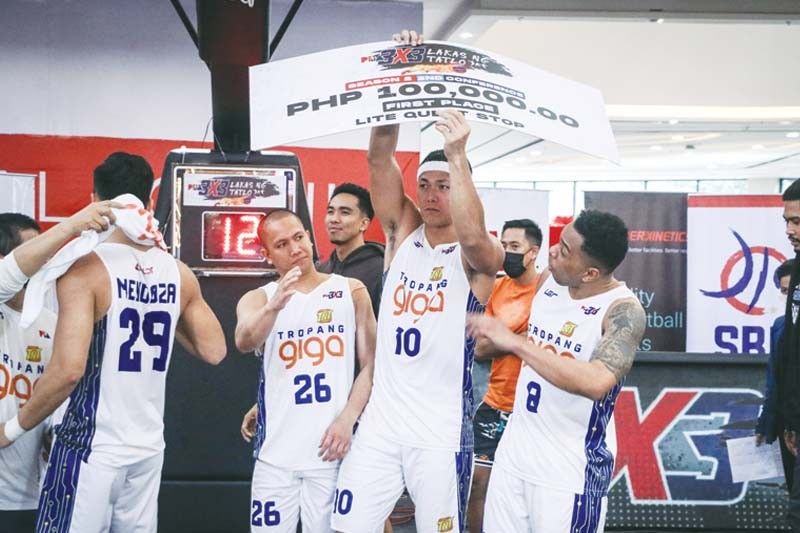 Tropang Giga hari sa 1st Leg ng PBA 3x3