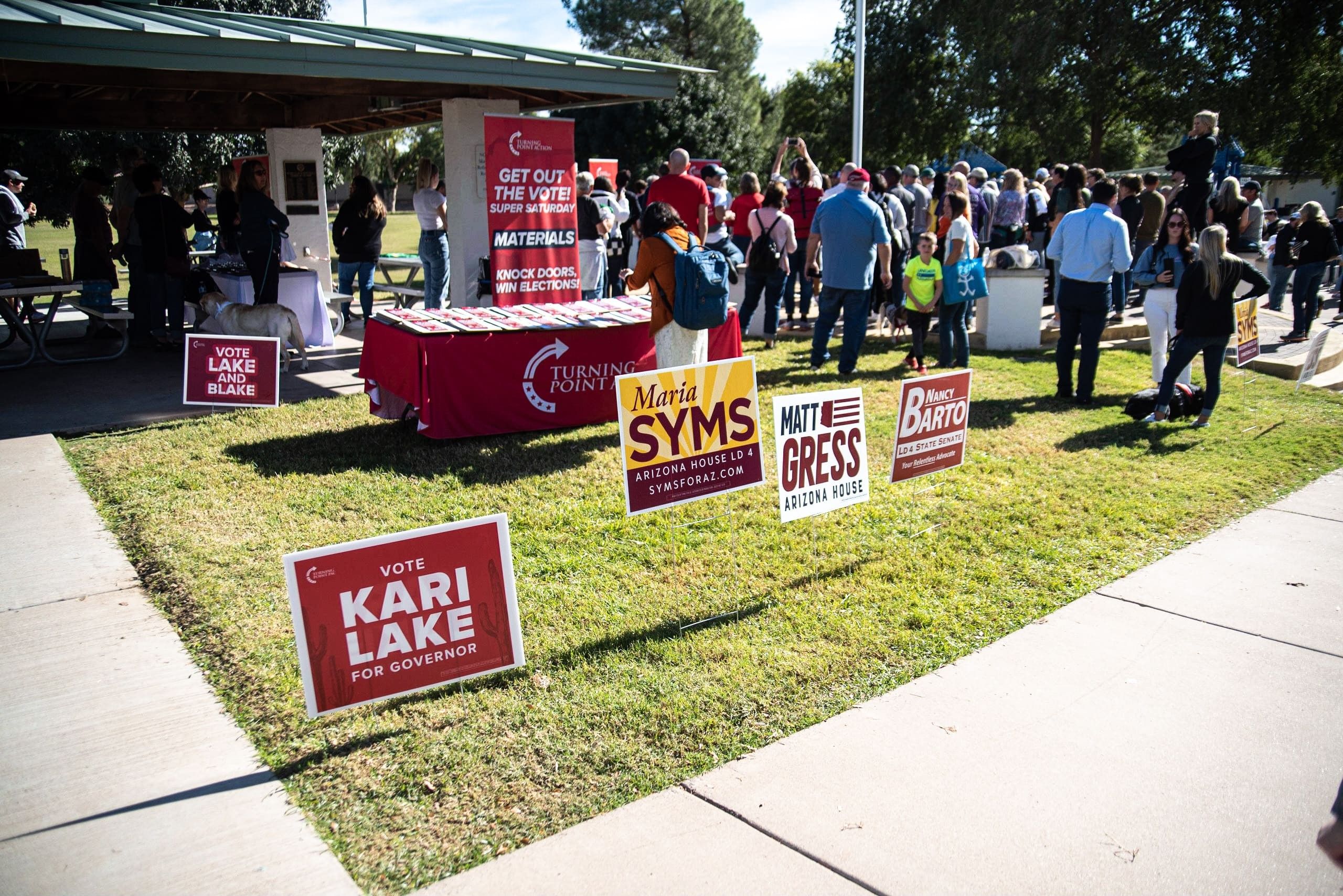 Republicans at Arizona rally worry about election fraud, immigration