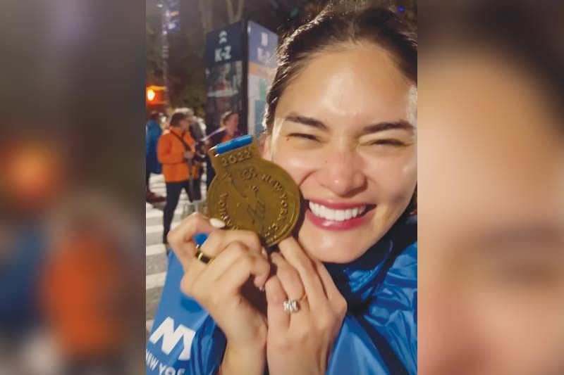 Pia, sinamahan ni Jeremy na tumakbo sa New York kahit âdi kasali sa marathon