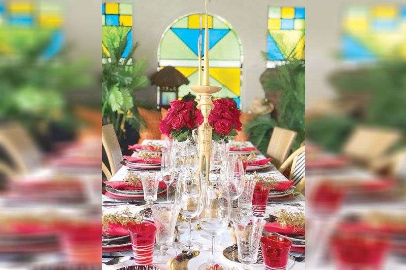 Setting a uniquely Filipino Christmas table