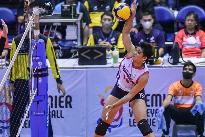 No regrets for Creamline's Carlos as guest player limits playing time