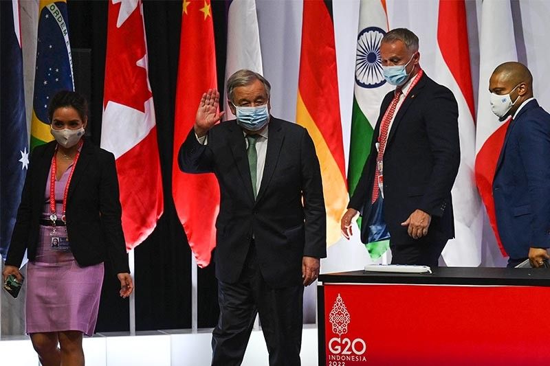 Sekjen PBB mendesak negara-negara G20 untuk mengambil upaya ekstra untuk memerangi perubahan iklim