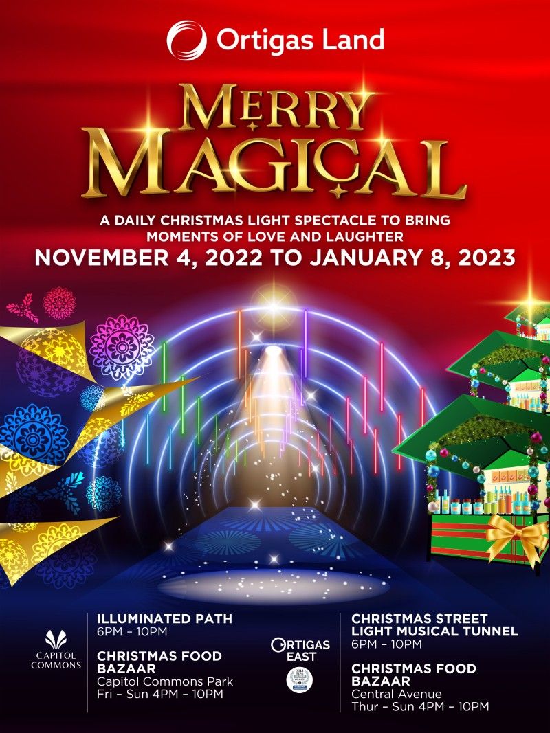 Merry Magical Christmas! Ortigas Land brightens the holiday nights with daily light spectacles