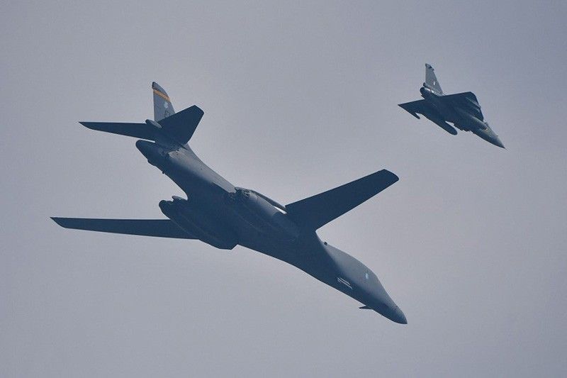 US B-1B bomber redeployed for joint drill â�� South Korean military
