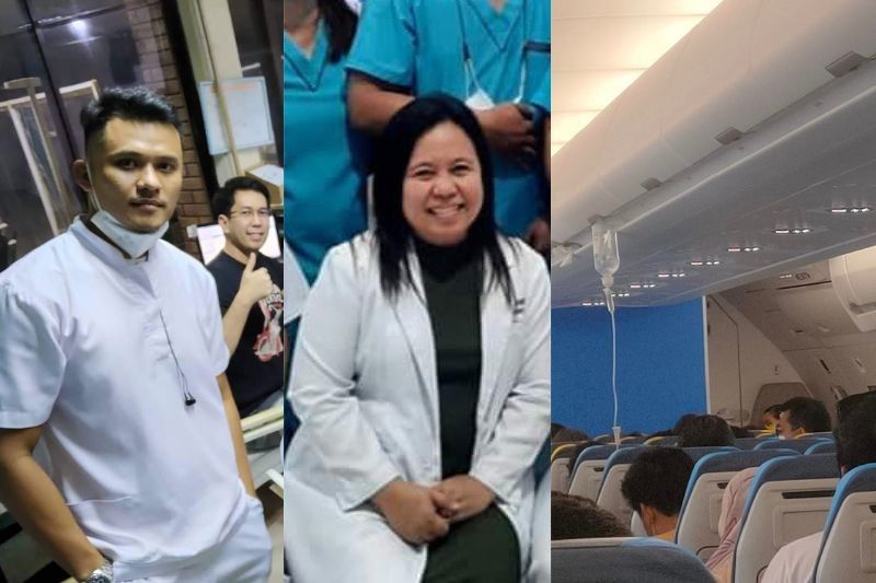 Pinoy nurse, doktor nasagip dayuhang 'kritikal' kondisyon habang nasa eroplano