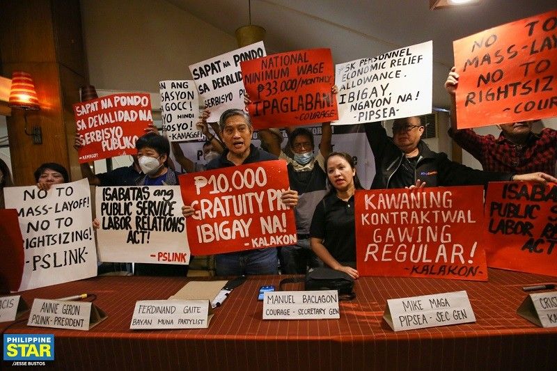 'Tuparin niyo': Gov't workers hinamon Marcos, DBM ibigay P33k minimum wage