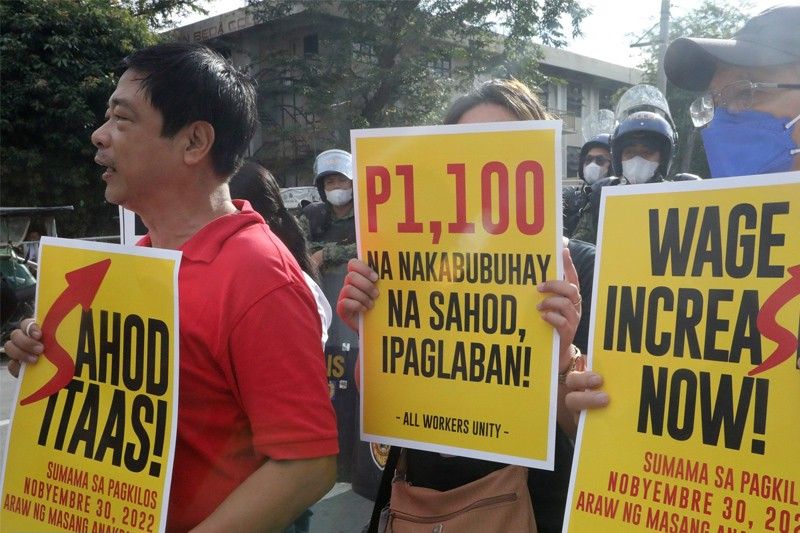 Pada Hari Bonifacio, para pekerja memperjuangkan upah yang lebih tinggi dan hak untuk berorganisasi