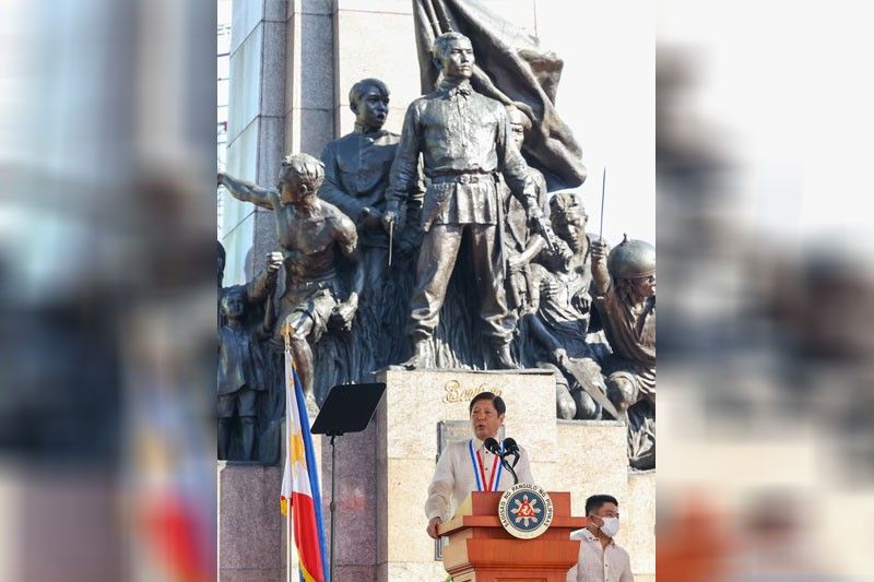 Marcos sa mga Pinoy: Andres Bonifacio tularan, maging mabuting mamamayan