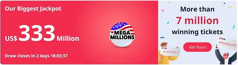 US Mega Millions $333 million jackpot races ahead!