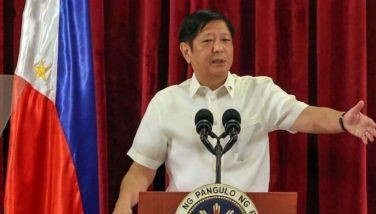 President Ferdinand &quot;Bongbong&quot; Marcos Jr. delivered his speech at Villamor Air Base on November 14, 2022 after attending the 40th and 41st ASEAN Summit and related summits in Phnom Penh, Cambodia. 