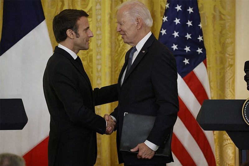 Biden, Macron close ranks on Russia during state visit
