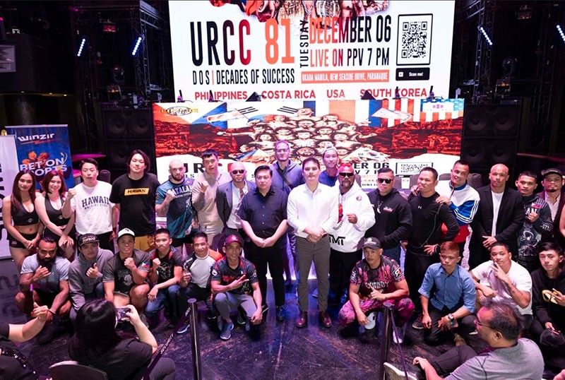 Figur petarung MMA Filipina dan Korea Selatan dalam gemuruh unik URCC 3v3