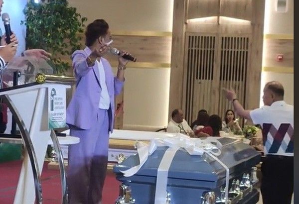 Caskets raffled off in Christmas party, video goes viral