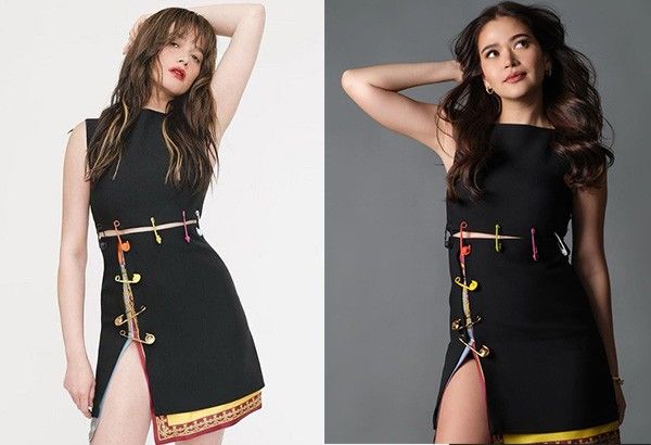 Bea Alonzo, kembaran Bela Padilla dalam gaun peniti desainer