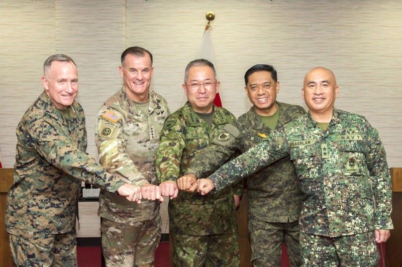 Japan, Philippines, US hold first land forces chiefs meeting