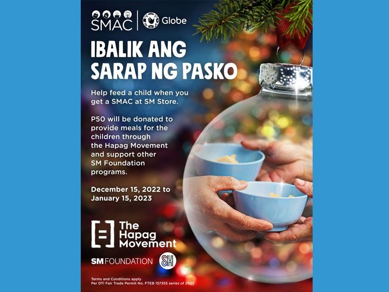 Globe, SM Advantage Card (SMAC) #UniteVsHunger, join hands for the Hapag Movement