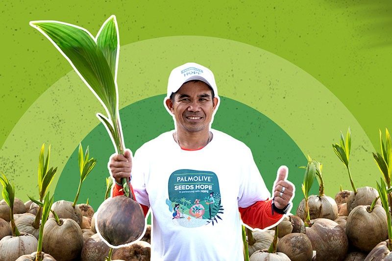 Seeding positivity: Palmolive, Pinoys raise 9,500 coconut seedlings for Gen San farmers