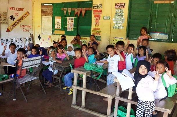 This 2017 file photo shows children resuming classes in a school in Marawi City after the siege of the city by ISIS-linked terrorists.