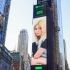 Janine Berdin featured in New York Times Square billboard