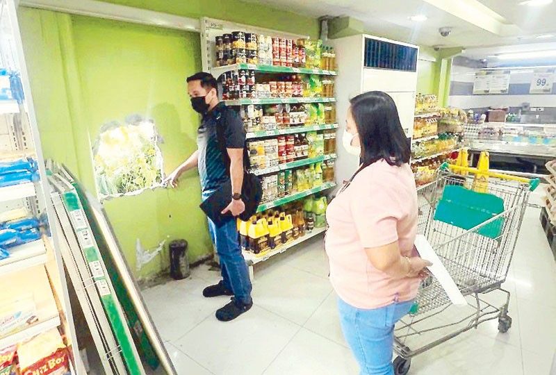 ATM machine in Laguna supermarket robbed