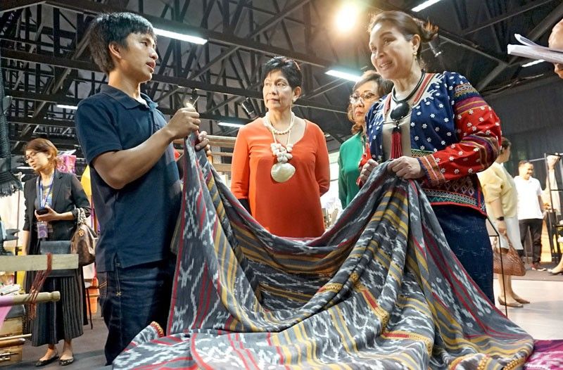 Senator Loren Legarda on weaver Sammy Buhle: âHe brought soul to the looms.â