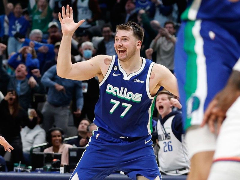 Dazzling Doncic's historic triple-double carries Mavs past Knicks
