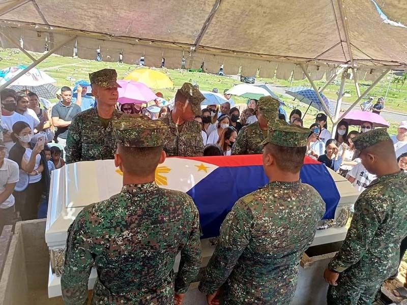Marine sergeant killed in Cotabato City ambush laid to rest