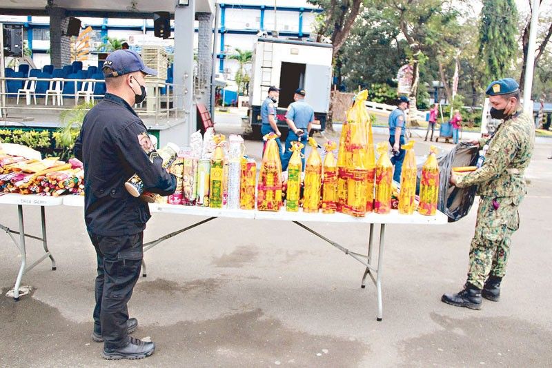 P810,000 illegal firecrackers destroyed in Quezon City