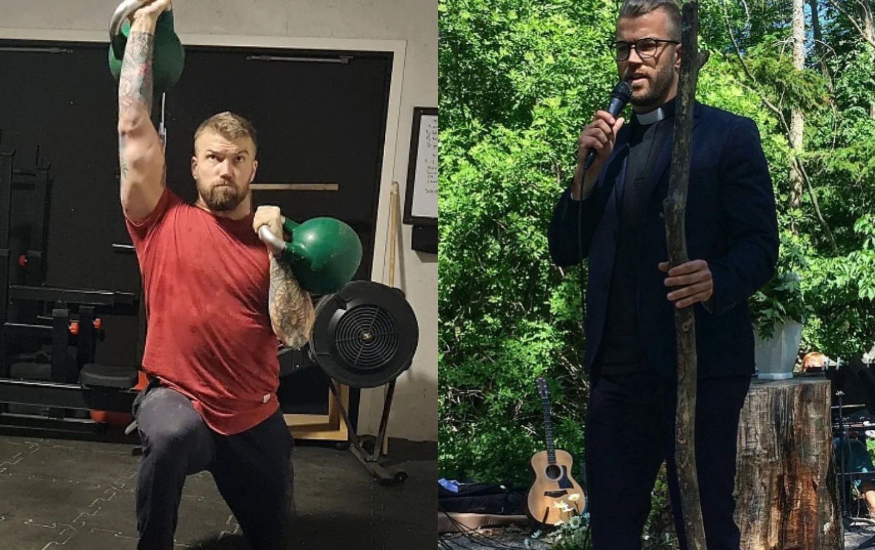 Sweden's 'crossfit priest' heals body and soul on Instagram