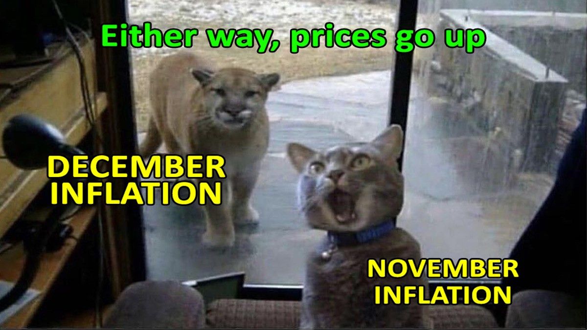 Inflasi naik 8,1% pada bulan Desember